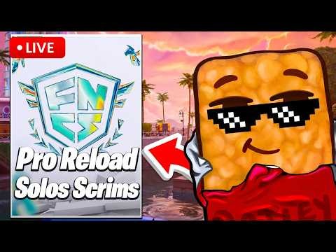🔴LIVE - PRO RELOAD SOLO SCRIMS (Fortnite)