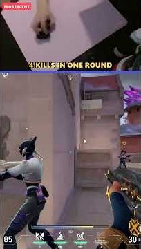 4 KILLS IN ONE ROUND - florescent on Corrode 😳 #valorant #shorts