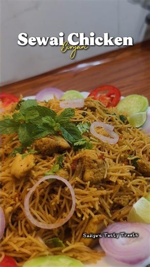 Sewai Chicken Biryani 😱 | Ye Combination Pehle Kabhi Nahi Dekha! | #shorts