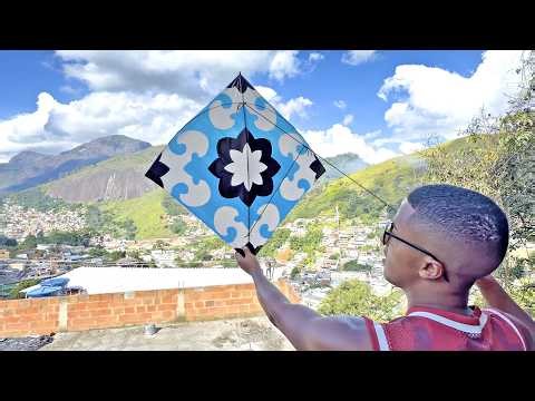 Rabiola Gigante na Raia - Dia de Pipa na Casa do Helinho