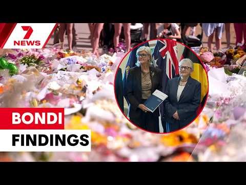First report handed down into Bondi Beach terror attack in December 2025 | 7NEWS