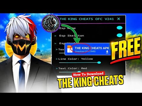 The King Cheat V241 Updated Mod Menu ☠️ | Crash Problem Fix 🧿 | Free Fire New Hack | The King Cheats