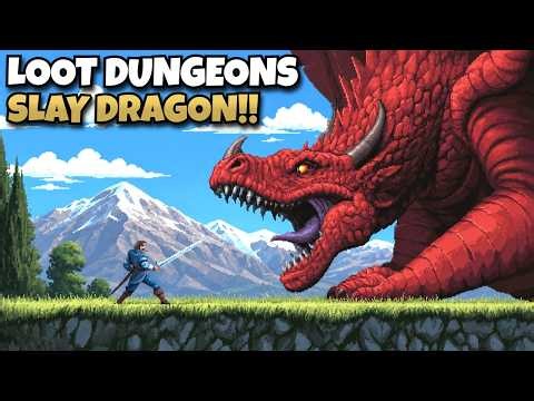 I Spent 2 Hours Looting Dungeons to Slay a Dragon!