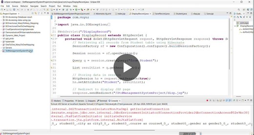 🚀 I Built a Student Management System using Java Hibernate Managing student data efficiently is essential for any institution, so I developed a backend-based Student Management System to simplify… | Vuyyuru Sriram Lokesh