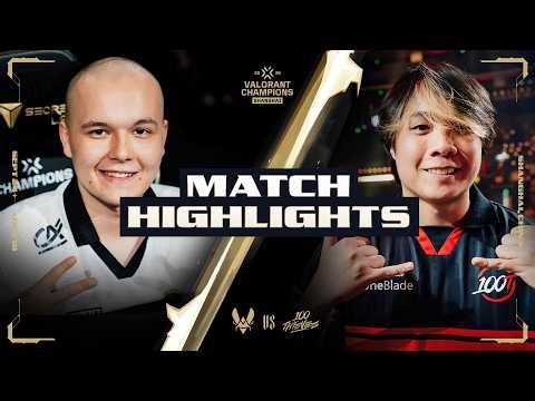 VIT vs. 100T | MATCH HIGHLIGHTS | VALORANT Champions Shanghai - Lower Finals