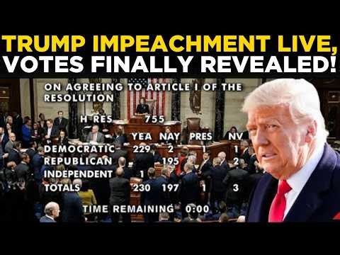 TRUMP IMPEACHMENT 2026 LIVE: Trump Impeachment Updates as Lawmakers Publicly Declare Their Votes