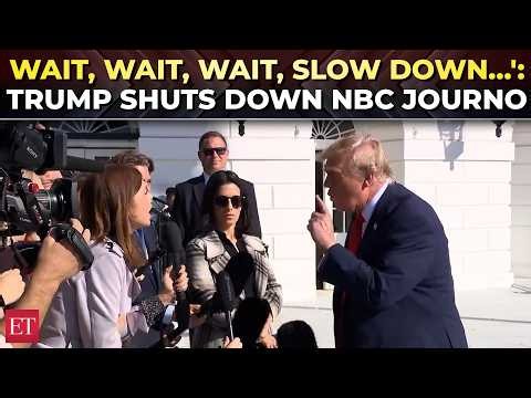 ‘She just keeps on going!’: Trump loses patience at reporter as he defends Vivek Ramaswamy's ad