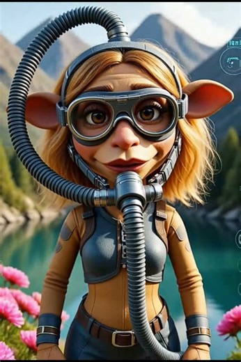 🔬🏞️ Hyper-Sharp Micro Photography 🌸🎭 A Talking Muppet Explores a Living Mountain Lake 🌊✨