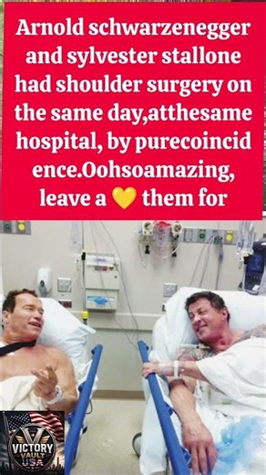 Arnold Schwarzenegger & Sylvester Stallone Had Surgery on the SAME Day! 😱💪 #shorts