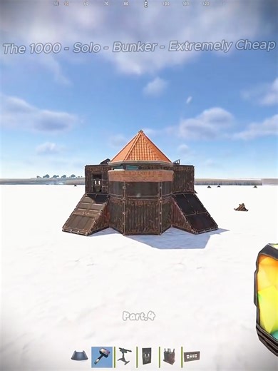 The 1000 - Solo - Bunker - Extremely Cheap / Rust Base Design Pt4 #rust #rustgame #rustclips #rustconsole #rusttiktok #rusttok #base #basedesign #rustbase #rustbuild #2x1 #rust2025
