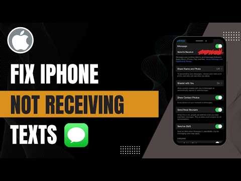 How to Fix iPhone Not Receiving Texts