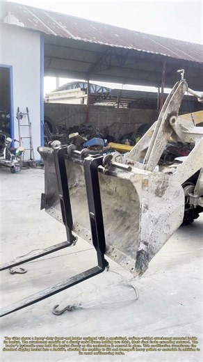 Forging the Lift: How a Loader Attaches Custom Fork Tines to Its Bucket