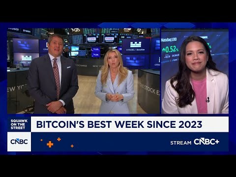 Bitcoin's best week since 2023: Here's what you need to know