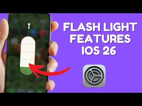 iPhone Flashlight Features You Don't Know About (iOS 26) #iphone #iphonetips