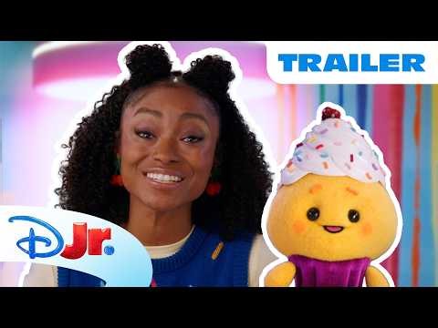 Megan and Cupcake Ready For Preschool Official Trailer! 🧁🩵 | Disney Jr.