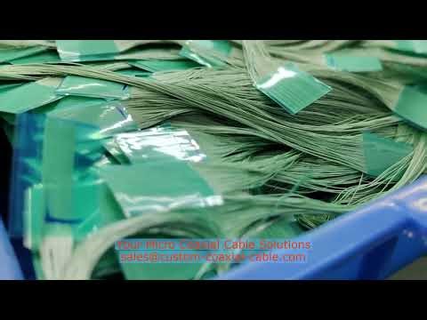 lvds micro coax sealed grommet for endoscope IPEX 20790-060E-01-S lvds cable problems IATF 16949 wir