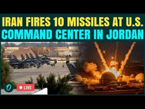 LIVE: 10 Iranian Missiles POUND U.S. Command Center At Al-Azraq Airbase In Jordan