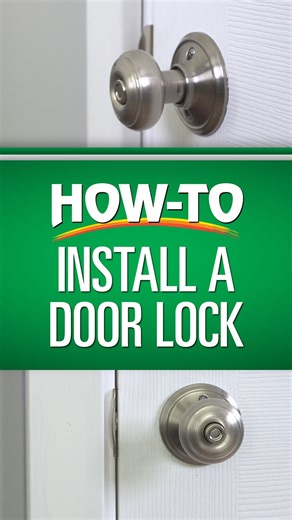 Menards on Instagram: "Time for a new door lock? A simple upgrade that delivers big peace of mind."