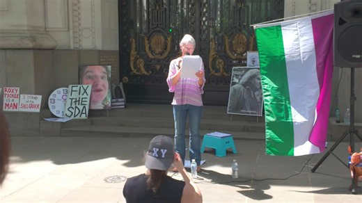 Tracy Edwards MBE: "The law protects trans, not women" – London protest