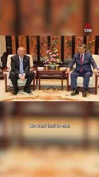 'I'm very impressed with China': Trump