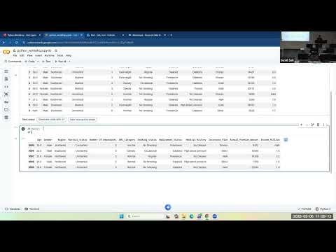 Teaching my first python workshop | Python for Data Analysis & Visualization (Part 2)