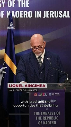 Nauru opens embassy in Jerusalem