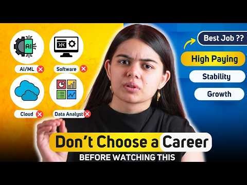 What's the BEST Tech Career in 2026 ? | High Paying, Growth & Stability