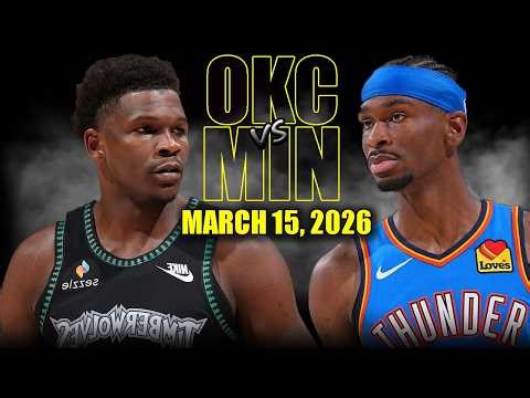 Oklahoma City Thunder vs Minnesota Timberwolves Full Game Highlights – March 15, 2026 | NBA Season