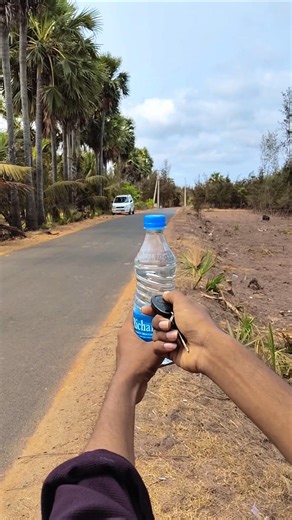 Car Remote Not Working… I Tried This Water Bottle Trick 😳 #shorts