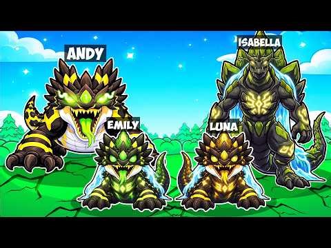 Having A ELEMENTAL EARTH BENDER Family In Creatures Of Sonaria! (Roblox)