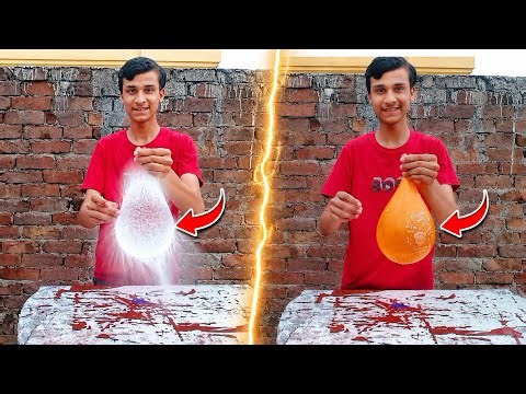 Popping Water 💦 Balloons🎈In Slow Motion) AMAZING RESULT