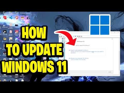 How To Update Windows 11 Laptop Computer - Update Drivers & System