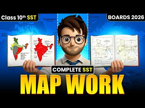 Complete Map Work class10 Sst in One Shot🔥 / social science class10 map work / Boards 2026 
