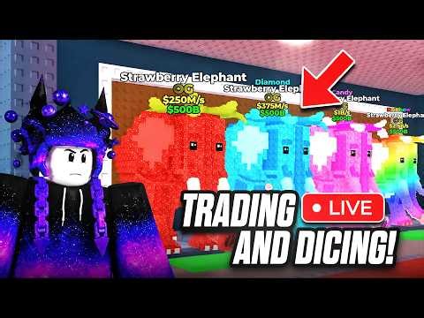 TRADING INSANELY RARE STUFF IN STEAL A BRAINROT LIVE