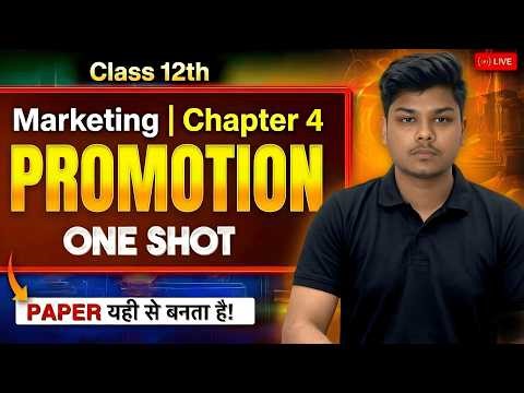Promotion Class 12 Marketing (812) One Shot 😱 Unit 4 Full Revision | CBSE Boards 2027