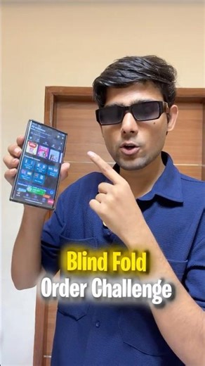 BlindFold Snacks Order Challenge!😳Bahut kharcha ho gaya😭