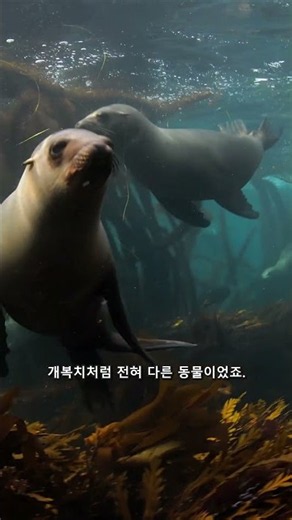 범고래에게 쫓긴 물범을 구한 고래 #동물 #지식 #혹등고래