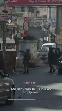 Israel raids West Bank refugee camp, blocking key roads | AJ #shorts