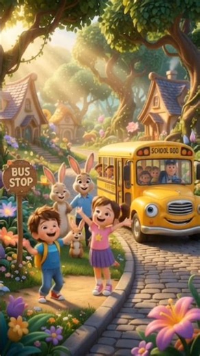 The Magic School Bus 🚌🌈 | Tommy & Lily's Magical Adventure | 3D Cartoon for Kids #