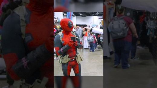 What a total idiot Deadpool is in this Marvel cosplay