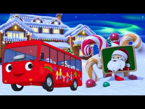 Christmas Wheels on the Bus in the Snow 🚌❄️ | 👼Little Baby Bum - Preschool Playhouse