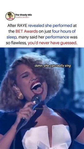 raye's emotional bet awards performance has fans in awe #raye