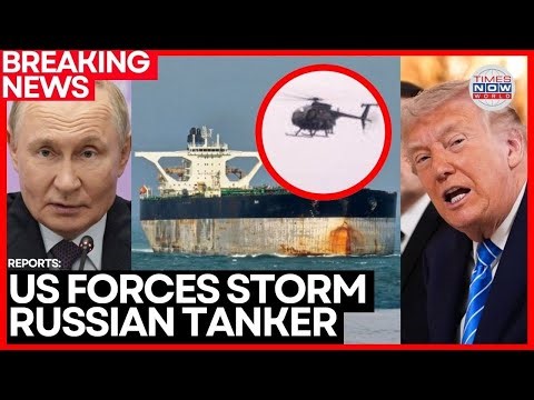 US-RUSSIA TANKER STANDOFF LIVE | Breaking News: US Attempts to Seize Russian-Flagged Vessel