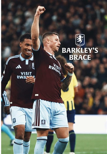 #RossBarkley with a 4️⃣ minute brace in the #UCL 🤩 #astonvilla | aston villa