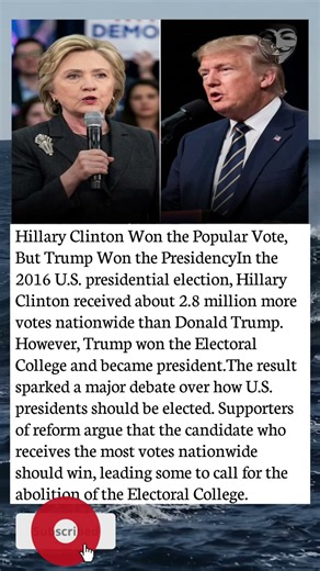 Hillary Clinton Won More Votes—So How Did Trump Become President?