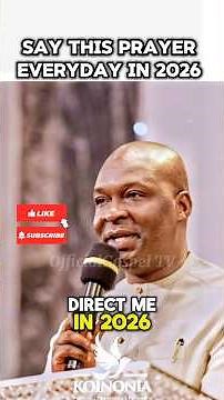 SAY THIS PRAYER EVERYDAY IN 2026 - Apostle Joshua Selman