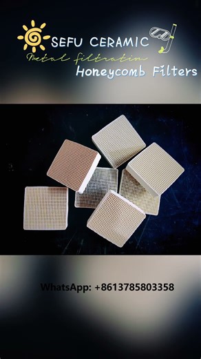 Honeycomb Ceramic Filter for Casting – Deep Filtration for Cleaner Iron Castings #foundry #casting