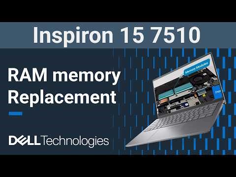 Dell Inspiron 15 7510 | How to replace the RAM memory module
