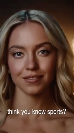Sydney Sweeney sports ad. Thinking you know sports. Women in sports. Girls. Feminism. Sydney scandal