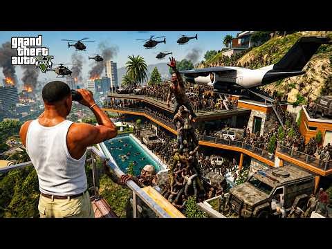 Franklin Survived 100 DAYS in a ZOMBIE APOCALYPSE in GTA 5! 